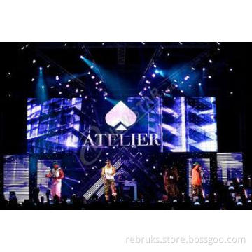 P7.81 indoor Curtain LED Display , 16394dots/ led screen fo